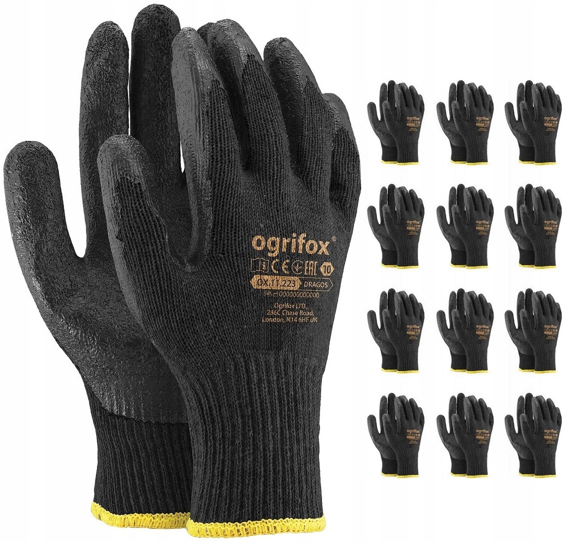 Ogrifox Ox-Dragos BB rukavice veľkosť 10 - XL 12 párov